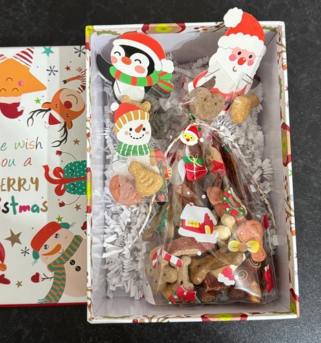 Dog hamper christmas treats - hamper,