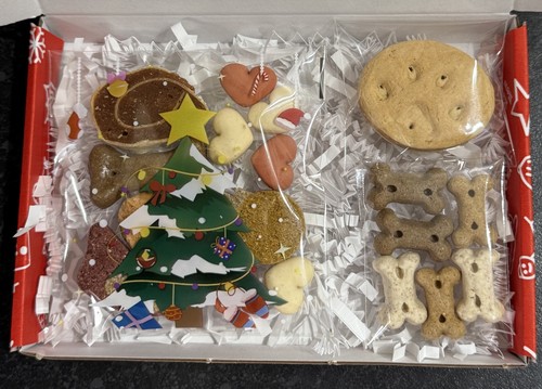 Dog hamper christmas treats - hamper,