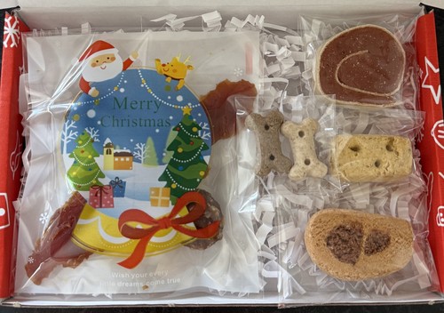 Dog hamper christmas treats - hamper,