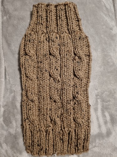 Long hand knitted dog - 14",