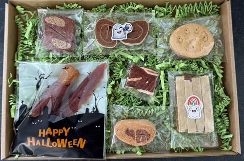 Dog hamper halloween treats - dog,