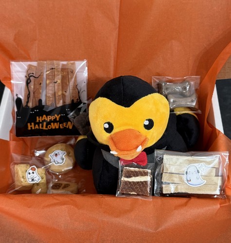 Dog hamper halloween treats - dog,