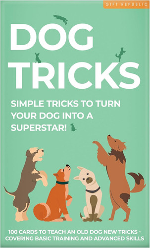Dog tricks card - dog,
