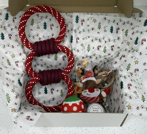Dog hamper christmas treats - hamper,