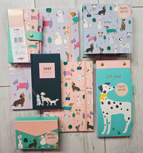 Dog print stationery bundle - dog,
