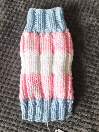 Long hand knitted - long,