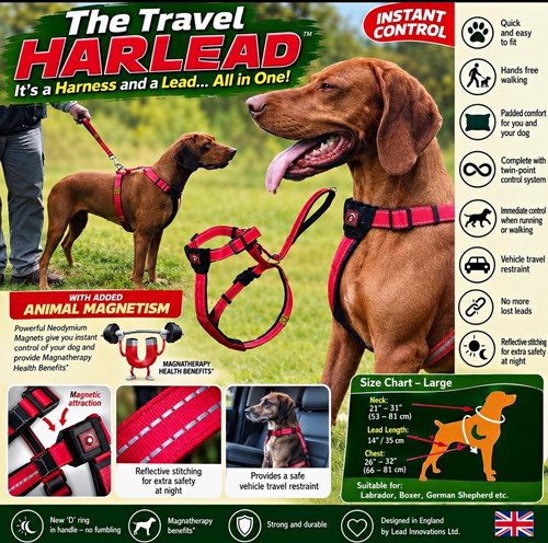 Harlead premium dog - harness, &