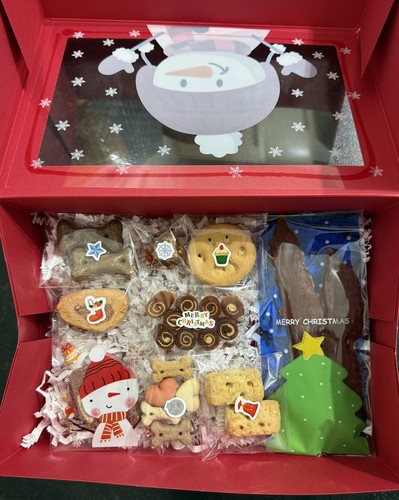 Dog hamper christmas - dog,