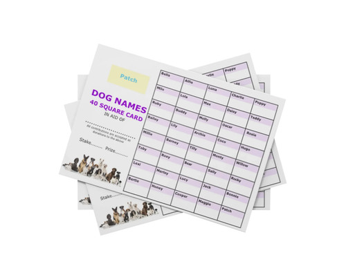 Space dog name scratch - 20,
