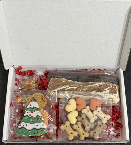 Dog hamper christmas treats - dog,