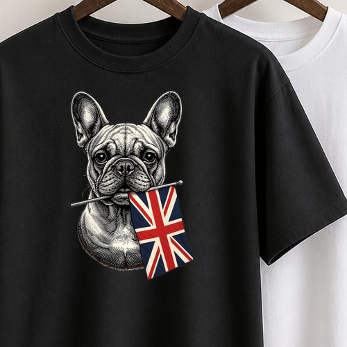 Dog flag union jack - uk,
