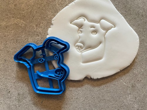 Whippet dog cookie cutter