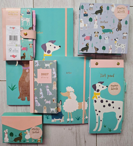 Dog print stationery - print,
