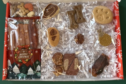 Dog hamper christmas treats - hamper,