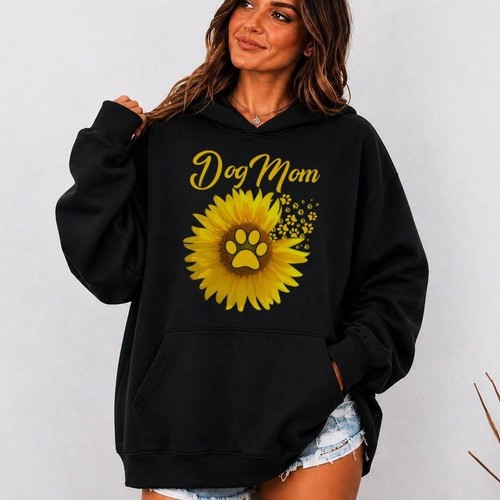 Dog mom sunflower - dog,