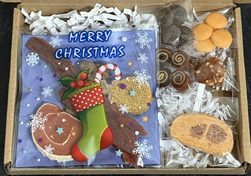Dog hamper christmas - dog, treats