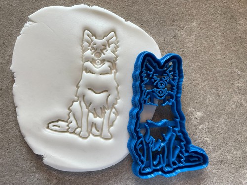 Collie cookie biscuit cutter - collie, cookie/