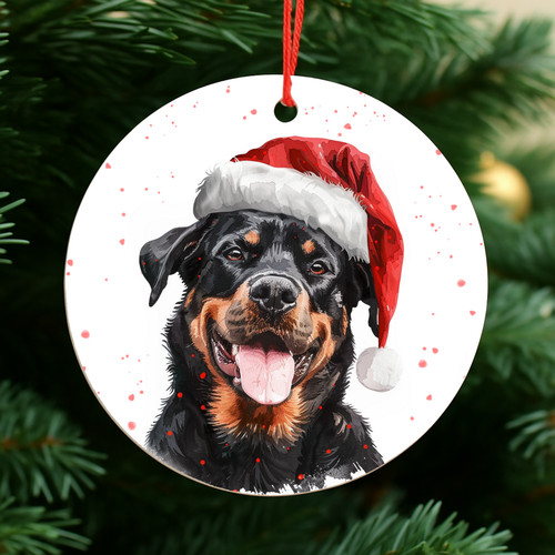 Rottweiler dog christmas - dog,