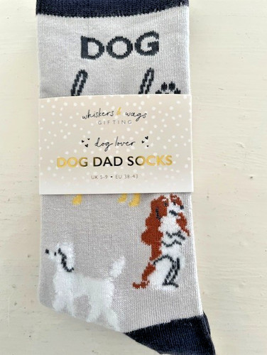 Dog dad socks - dad,